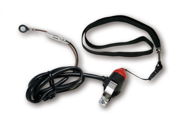 HIGHSIDER smart Bouton d'arrêt d'urgence universel, Avec circuit magnétique + bande élastique, Type contact à fermeture, Étanche