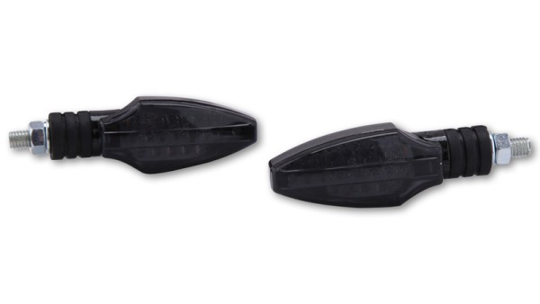 HIGHSIDER Smart Como LED clignotants boîtier carbone / lentille gris fumée (paire), avant & arrière