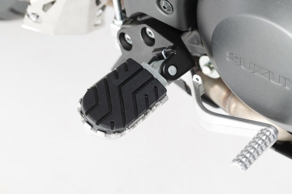 SW-Motech Repose-pieds réglables ION, acier inoxydable, pour Aprilia SL 750 Shiver - SW Motech