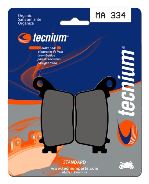 Plaquettes de frein organiques Tecnium Street - MA334