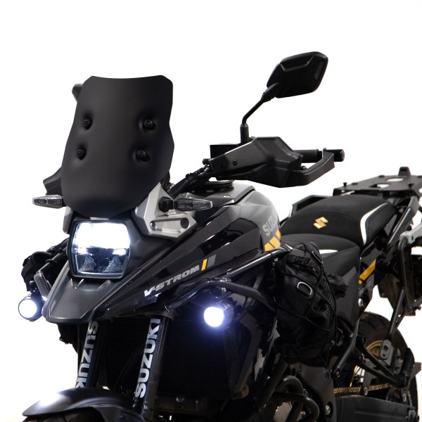 Pare-brise Rally noir mat pour Suzuki V-Strom 1050 (22-)