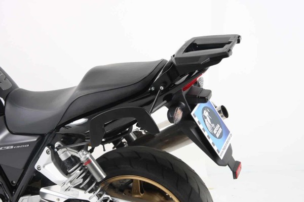 Support de topcase Alurack noir pour Honda CB 1300 (03-09) Hepco & Becker