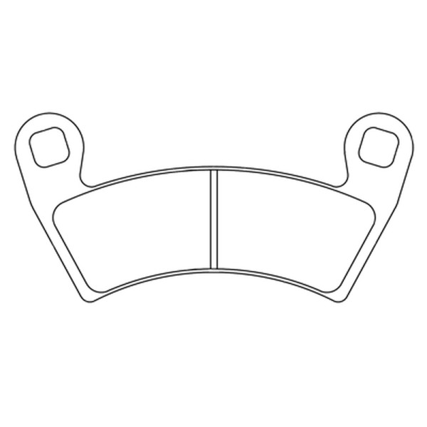 CL Brakes ATV plaquettes de frein en métal fritté - 1229ATV1