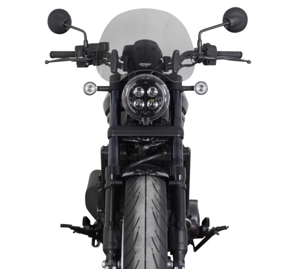 Vitre de tourisme MRA "NTM" gris fumé pour Honda CMX 1100 Rebel (21-)