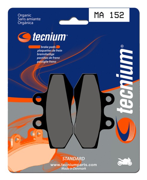 Plaquettes de frein organiques Tecnium Street - MA152