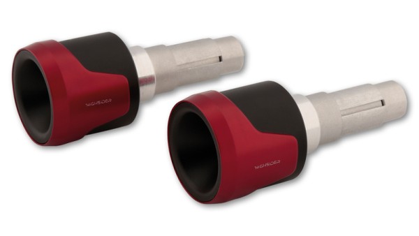Poids de guidon HIGHSIDER pro Akron-XL rouge (paire)