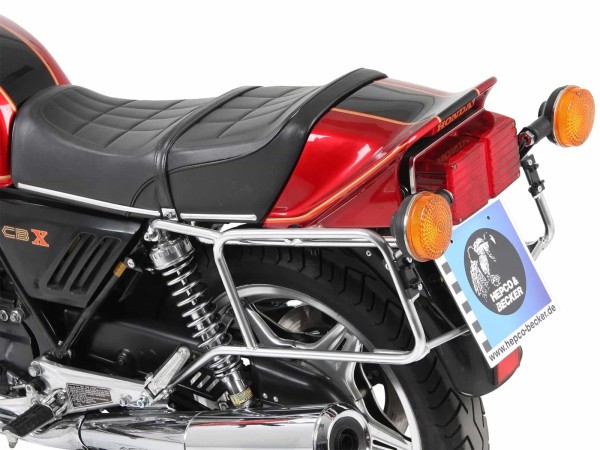 Porte-bagages latéraux vissés en chrome pour Honda CBX 1000 (78-80) Hepco & Becker