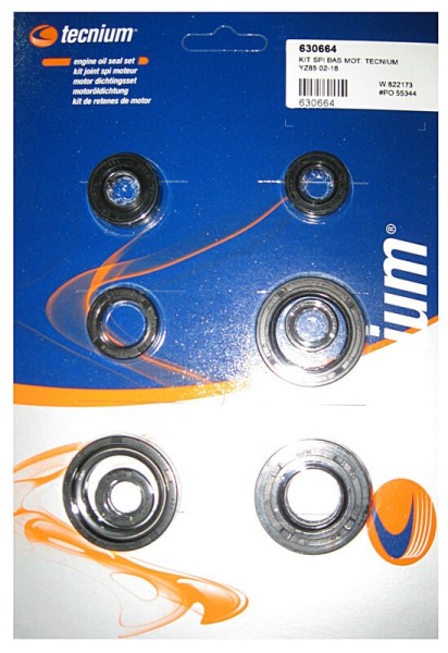 Jeu de bagues d'étanchéité moteur Tecnium