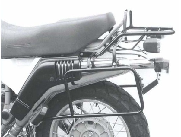 Pont de bagages tubulaire Support de top case et support de valises latérales pour BMW R 80 GS Basic (1996)