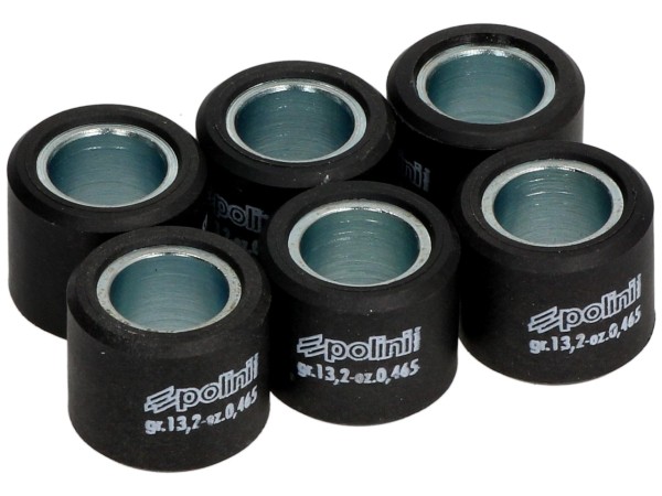 Jeu de galets de variateur Polini, 20x17 mm, 13,2 g, pièces : 6