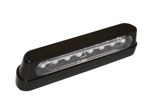 HIGHSIDER smart Eclairage de plaque d'immatriculation à LED noir/teinté ABS plastique, long (1pc)