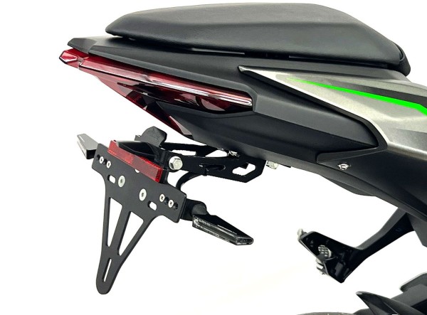 Support de plaque d'immatriculation pour Kawasaki Z 500 / Ninja 500 / Ninja 500 SE (24-)