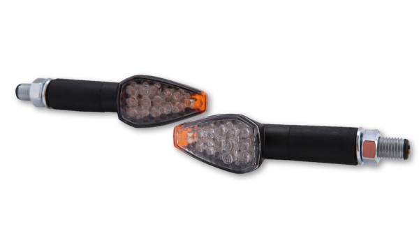 HIGHSIDER Smart Peak LED clignotants boîtier noir / lentille claire (paire), avant & arrière