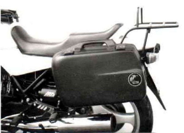 Pont à bagages tubulaire support de top case noir pour BMW K 100 RT/RS (90-92) Hepco & Becker
