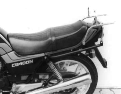 Porte-bagages tubulaire support de top case noir pour Honda CB 250 N /400 N (81-86) Hepco & Becker