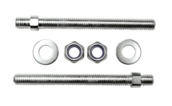 HIGHSIDER pro Adaptateur de rétroviseur chromé Pour divers scooters, par exemple Peugeot
