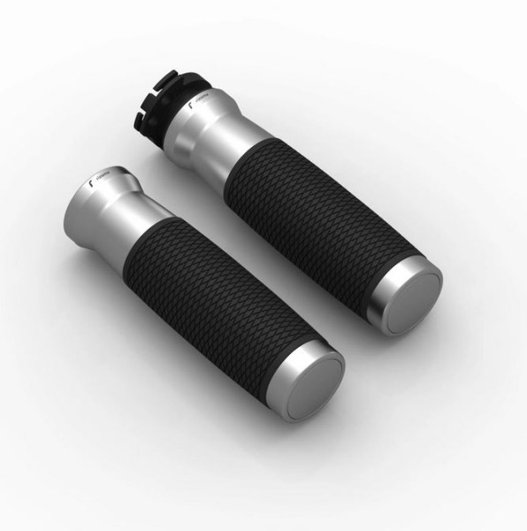 Poignées RIZOMA Urlo RS Ø 22/24 mm L 120 mm pour Vespa Primavera/Sprint, argent anodisé