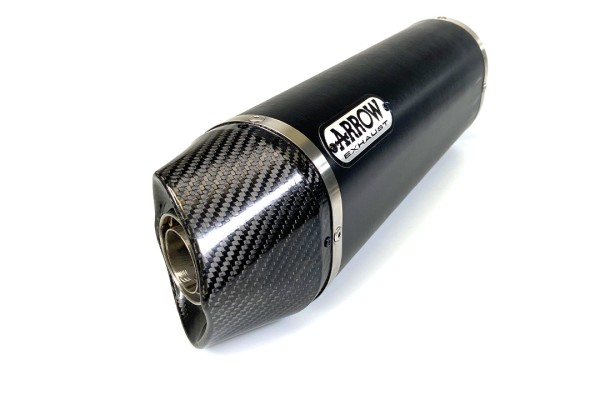 ARROW Auspuff INDY-RACE für Honda CBR1000RR 2008-2016, Alluminium schwarz (Nur mit ARROW Krümmer/Zwi