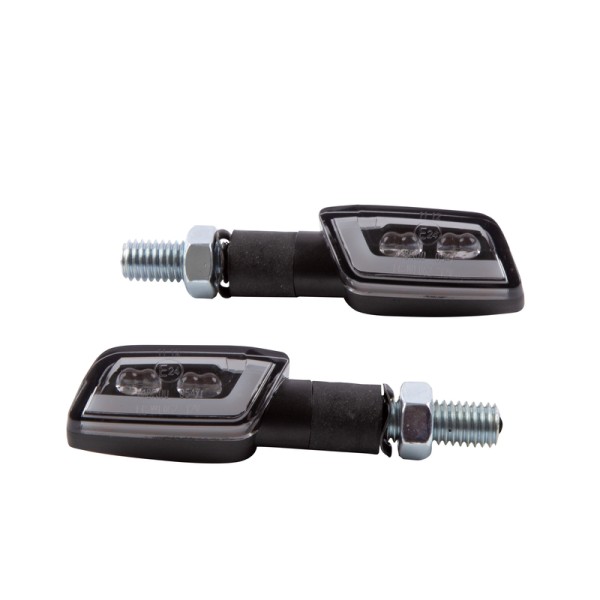 HIGHSIDER smart Formula-TS LED clignotant/feu de position noir/teinté 2en1, homologué E (paire)