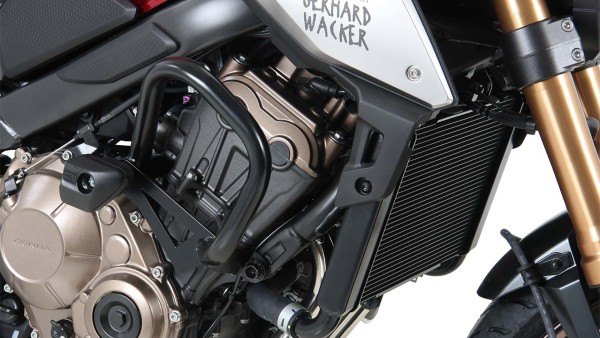 Arceau de protection du moteur avec coussinets de protection Honda CB 650 R (21-23) Hepco & Becker