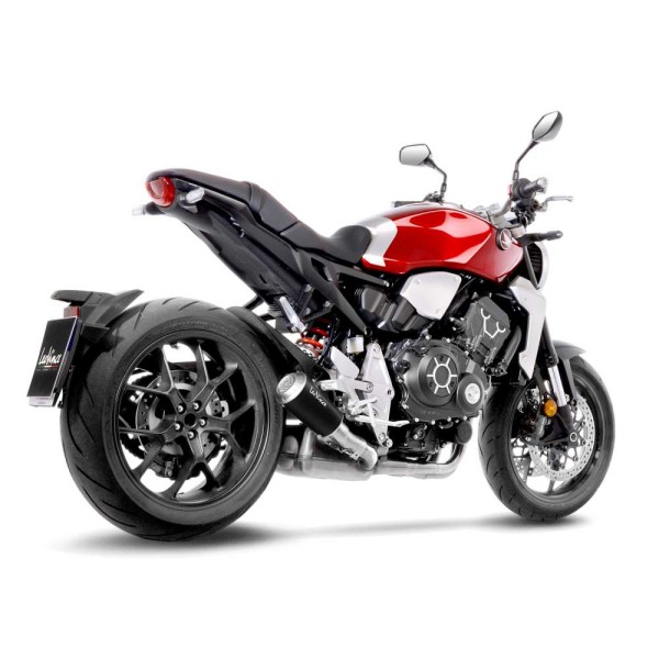 Système d?èchappement LeoVince LV 10 pour Honda CB 1000 R, acier inoxydable noir, slip on, Euro4+5, E-approbation
