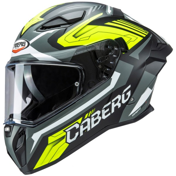Caberg casque Drift Evo II Jarama noir mat/gris-fluo-jaune