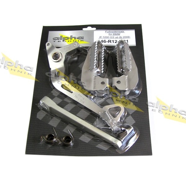 alpha Technik Fußrastensatz BMW R1200GS R12 ´08-