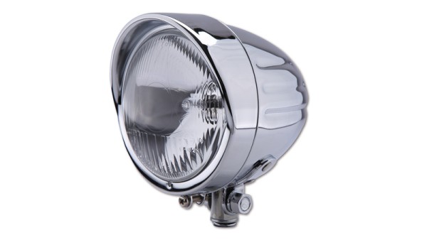 HIGHSIDER smart 4 1/2 pouces Phares longue portée Indian Chrome E-approuvé (1pc)