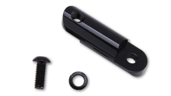 HIGHSIDER pro 16-L Extension de rétroviseur noir brillant