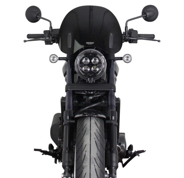 Vitre de tourisme MRA "NTM" noire pour Honda CMX 1100 Rebel (21-)