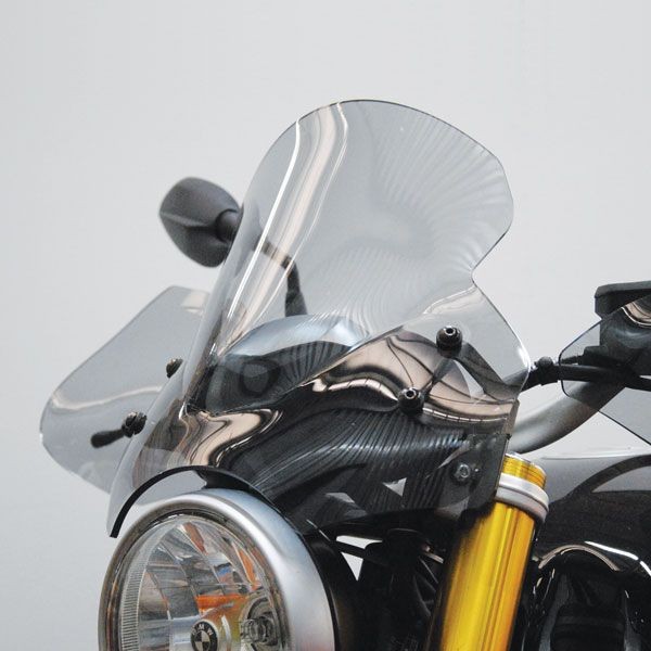 Pare-brise moyen pour BMW R nineT (15-20), fumé clair