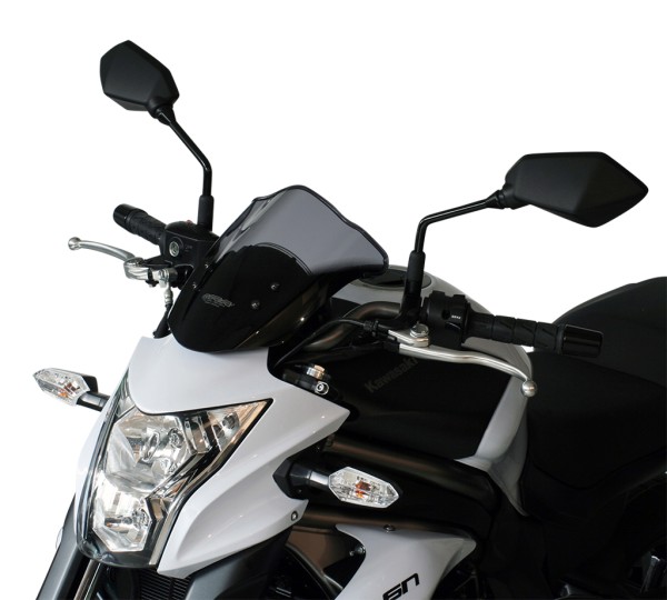 Vitre de tourisme MRA "T" gris fumé pour KAWASAKI ER 6 N (année 12-)