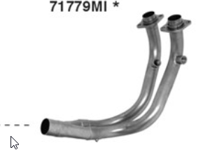 ARROW Racing Krümmer Edelstahl für Moto Morini X-Cape 650 2022-2025