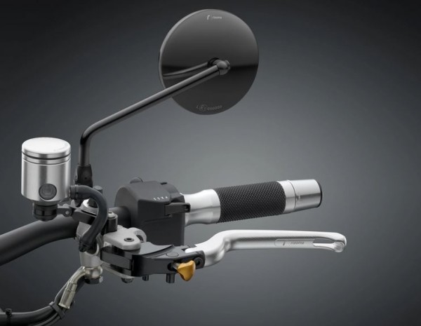 Rétroviseur RIZOMA "ONE" gauche ou droite pour Vespa, noir anodisé