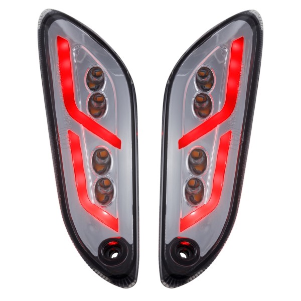 Kit clignotant arrière gauche / droite LED teinté pour Vespa Primavera / Sprint 50-150ccm SIP Style