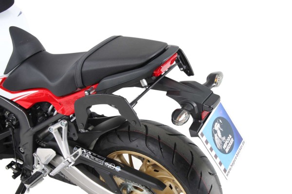 Supports latéraux C-Bow noirs pour Honda CBR 650 F (14-18) Hepco & Becker