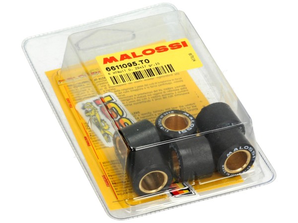 Jeu de galets de variateur Malossi, 20x17 mm, 15,0 g, pièces : 6