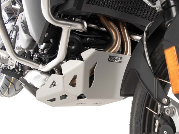 Plaque de protection moteur argentée pour BMW F 900 GS Adventure (24-) Hepco & Becker