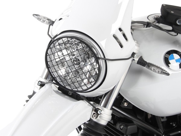 Grille de protection des feux noire pour BMW R nineT Urban G/S (17-23) Hepco & Becker