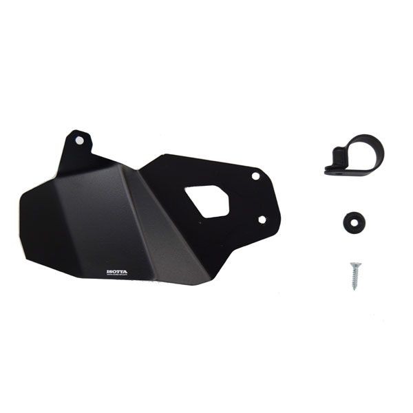 Pare-chaleur pour BMW R 1200 GS LC /Rallye (17-18), R 1250 GS, alu, noir