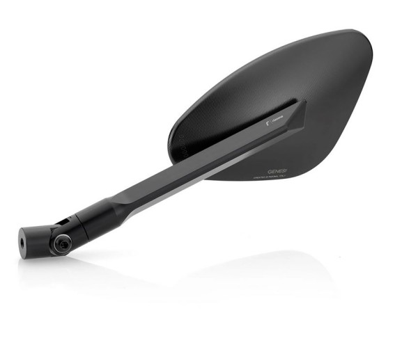 Rétroviseur RIZOMA Genesi gauche pour Vespa, noir anodisé