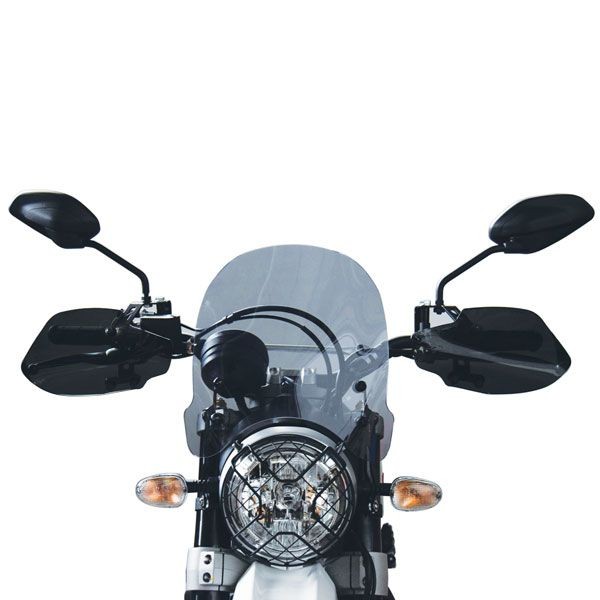 Pare-brise - hauteur 313 mm pour Ducati Scrambler 800 Desert Sled (17-20), fortement teinté
