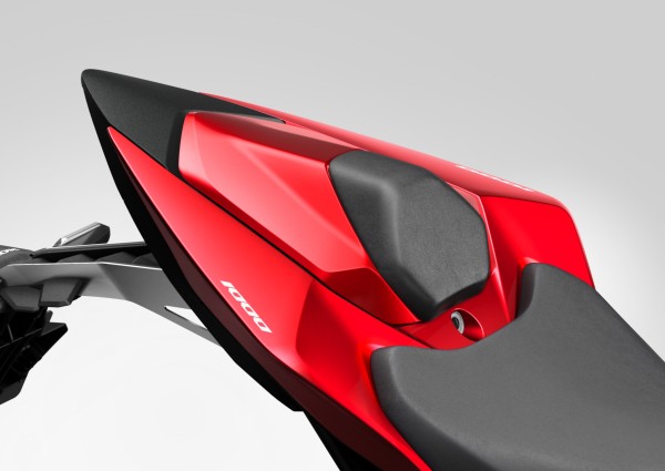 Couverture de siège passager rouge pour Honda CB 1000 Hornet (25-) Original