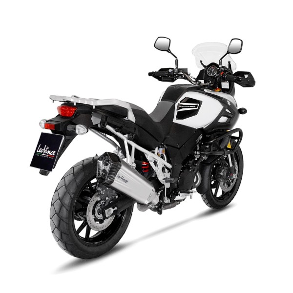 Système d'échappement LeoVince LV-12 pour Suzuki V-Strom 1000 ABS /XT, titane, slip on, Euro4, E-approbation