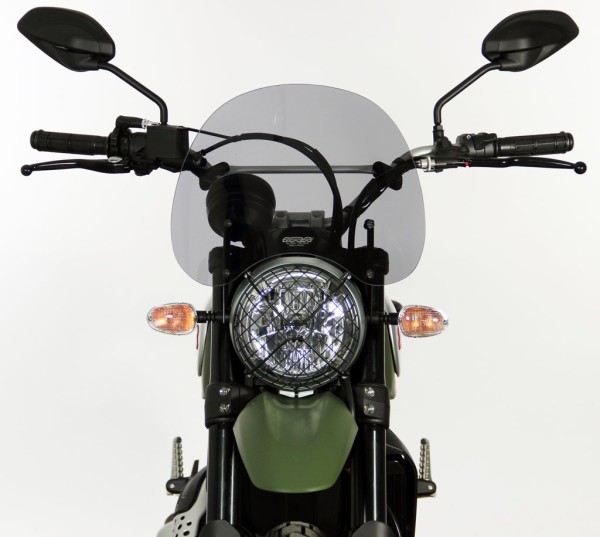 Visière MRA "NT" pour Ducati Scrambler 800 (année 15-18) gris fumé
