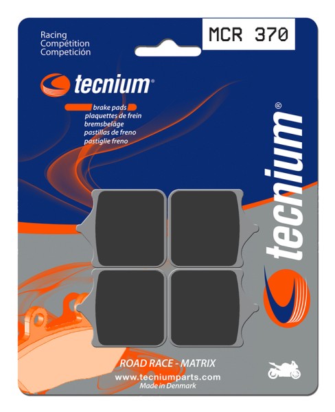 Plaquettes de frein en carbone fritté Tecnium Racing - MCR370
