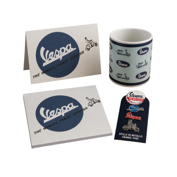 Pack de produits dérivés Vespa « World’s Finest Scooter »