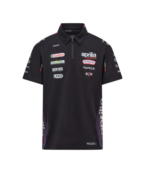 Polo Aprilia Racing Team 2026 pour homme, noir