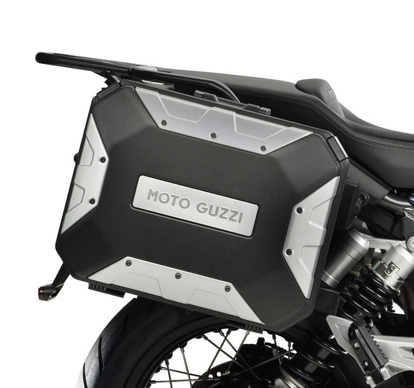 Jeu de valises latérales en aluminium URBAN pour Moto Guzzi V85 TT -  2S0013544