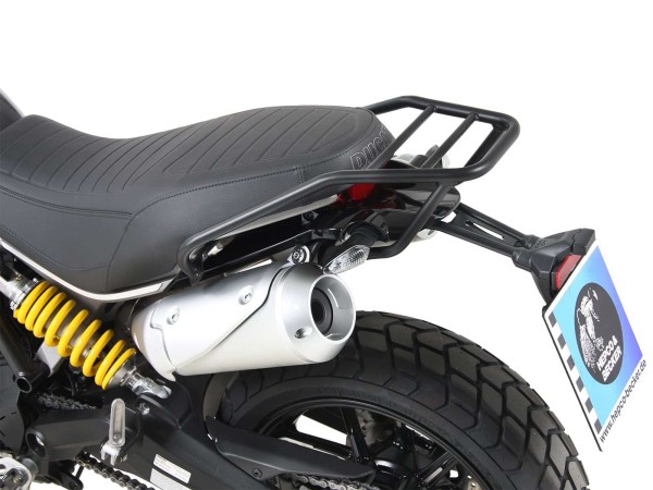 Porte-bagages tubulaire noir pour Ducati Scrambler 1100 /Special /Sport (18-20) Hepco & Becker